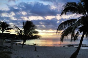Sunrise on the Caribbean