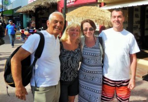 Look my sister and her hubby came to visit me