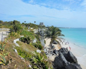 Very scenic ruins in Tulum