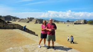 Grant & Anita enjoyed Monte Alban