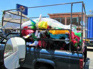 These Piñatas are for Easter celebrations