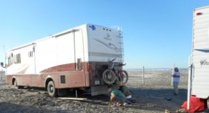 These RVs can be heavy at the beach